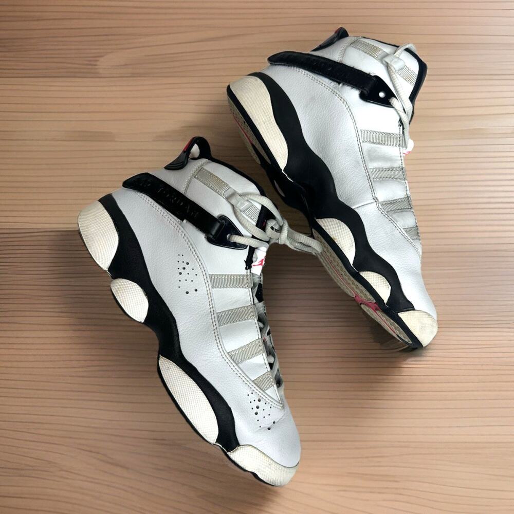 AIR JORDAN 6 Rings Size 7Y Platinum Hyper Pink 323399 009 Youth GS 2016 No Box